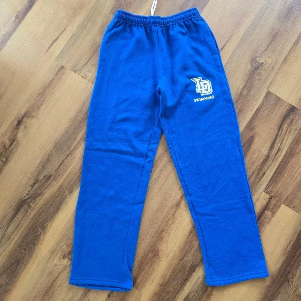 Gildan Blue Sweatpants LD Swimming Lower Dauphin‎ Mens Small Joggers HS Sports